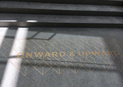 decorative concrete engraving